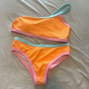 Target Orange and Mint Bikini Set